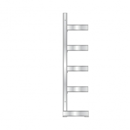 Kragarmregal / Anbauregal, feuerverzinkt, BxTxH 1000x740x2500 mm, einseitig, 1 Regalfeld, 5 Ebenen, Tragkraft/Fachebene 375 kg
