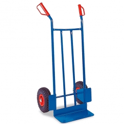 Stahl-Sackkarre mit Luftbereifung, BxH 620x1150 mm, Tragkraft 250 kg