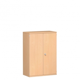Flügeltürenschrank PRO, 3 Ordnerhöhen, Buche, BxTxH 1200x425x1152 mm