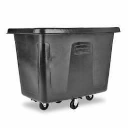 Beschickungswagen "Cube Truck", 400 Liter, schwarz, Polyehtylen-Kunststoff (PE), LxBxH 1121x787x826 mm