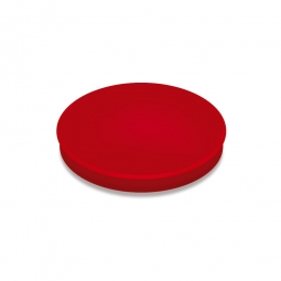 Haftmagnete, rot, Durchmesser 24 mm, Haftkraft 300 g, Paket=10 Magnete