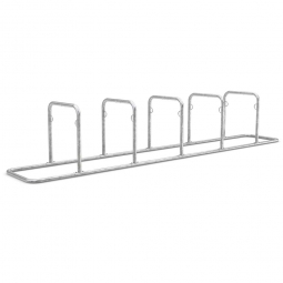 Anlehnsystem, Breite 4720 mm, verzinkt, Einstellplatz für 10 Fahrräder
