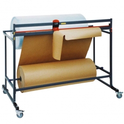 Doppel-Schneidständer, fahrbar,  BxTxH 1650x700x1250 mm, Schnittbreite 1500 mm