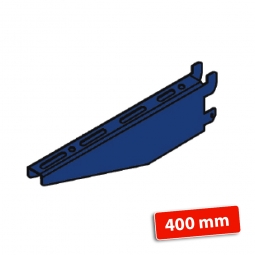 Kragarm, Nutztiefe 400 mm, schwere Ausführung, Tragkraft 550 kg