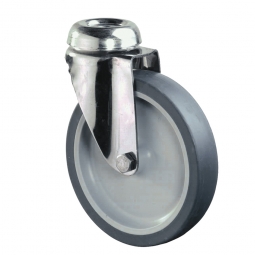 Apparate-Lenkrolle, Rad-ØxB 75x24 mm, Tragkraft 60 kg