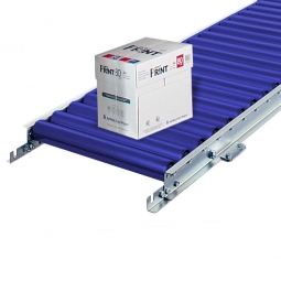 Leicht-Rollenbahn, LxB 2000x500 mm, Achsabstand: 100 mm, Tragrollen Ø 50x2,8 mm