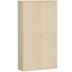 Garderobenschrank PRO, Ahorn, BxTxH 1200x425x2304 mm, 7 Fachböden, 1 Kleiderstange