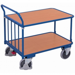 Tischwagen mit 2 Ladeflächen, LxBxH 1105x705x1030 mm, Tragkraft 400 kg