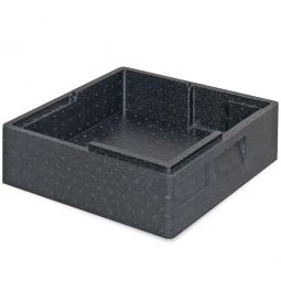 Thermobox / Isobox für Pizza und Torten, Inhalt 10 Liter, LxBxH 410x410x135 mm