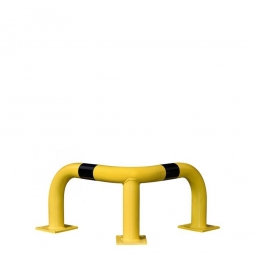 Eck-Schutzbügel für den Inneneinsatz, HxBxT 350x600x600 mm, stark belastbarer Schutzbügel aus Gütestahl
