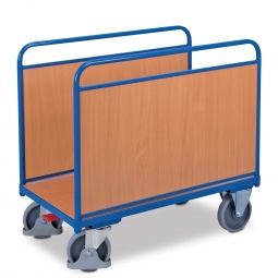 Rungenwagen mit 2 Holzwänden, LxBxH 1260x800x1045 mm, Tragkraft 500 kg