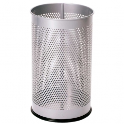 Rund-Korb 15 Liter, silber, Stahl, HxØ 400x240 mm