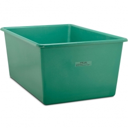 Rechteckbehälter aus GFK, Inhalt 2200 Liter, grün, LxBxH 2110x1480x930 mm, Gewicht 65 kg