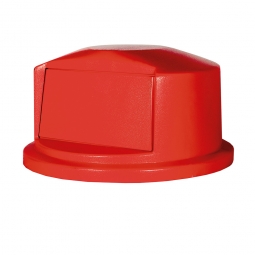 Kuppelaufsatz für Brute Container 167 Liter, rot