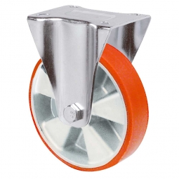 Schwerlast-Bockrolle, Rad-ØxB 200x50 mm, Tragkraft 600 kg