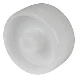 Kunststoffrad, Rad-ØxB 60x21 mm, Tragkraft 100 kg, weiß