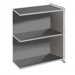 Anbau-Sideboard "FUTURE" BxTxH 780 x 380 x 780 mm, anthrazit / Chrom