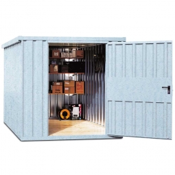 Systemcontainer, BxTxH 2350x1950x2195 mm, verzinkt, Lieferung aufstellfertig