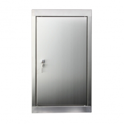 Edelstahl-Hängeschrank, BxTxH 350x320x600 mm, Material V2A-4301, 1 mm stark