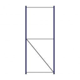 Regalrahmen für Weitspannregale, Stecksystem, TxH 1200x3000 mm, Rahmenbreite 40 mm
