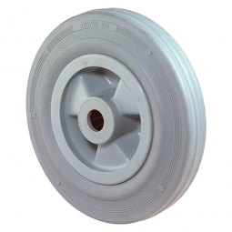 Gummirad, Rad-ØxB 80x30 mm, Tragkraft 50 kg, grau