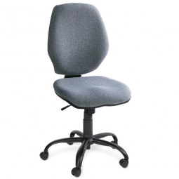 Bürodrehstuhl "Perfekt", Synchronmechanik, extra hohe Rückenlehne 520 mm, grau
