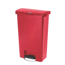 Tretabfalleimer Slim Jim, 50 Liter, rot, BxTxH 457x292x719 mm
