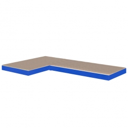 Zusatzebene, blau, Tragkraft 265kg/Ebene, BxT 900/1500x600 mm