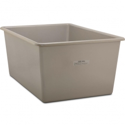 Rechteckbehälter aus GFK, Inhalt 2200 Liter, grau, LxBxH 2110x1480x930 mm, Gewicht 65 kg