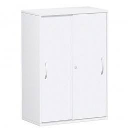Schiebetürenschrank FLEX, 3OH, weiß, BxTxH 800x425x1182 mm
