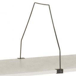 Stahlbügel für Untertisch-Wagen, HxT 400x500 mm, anthrazit, (VE = 6 Stück)