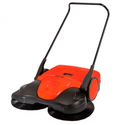 Hand-Kehrmaschine, Kehrbreite 970 mm, Volumen 50 Liter, Kehrleistung ca. 4100 m²/h, Gewicht 19 kg