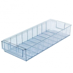 Klarsicht-Regalkasten, LxBxH 500x183x81 mm, Gewicht 490 g
