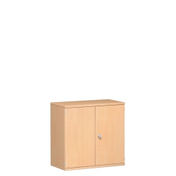 Flügeltürenschrank PRO, 2 Ordnerhöhen, Buche, BxTxH 800x425x768 mm