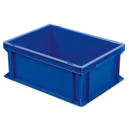 Euro-Geschirrkasten, LxBxH 400x300x170 mm, mit 2 Griffleisten, blau