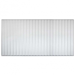 1x Trapezblech-Rückwand für Überdachungssystem, Breite 4300 mm