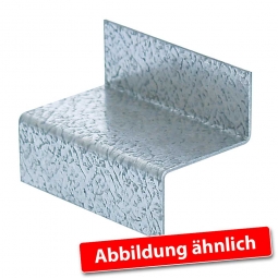 Platten- und Rosthalter für Tragbalkenbreite 45 mm, Hergestellt aus stabilem, glanzverzinktem Stahlprofil