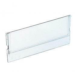 Querteiler für Klarsicht-Regalkästen B 91 mm, transparent, VE = 10 Stück