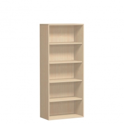 Büroregal PRO, 5 Ordnerhöhen, Ahorn, BxTxH 1000x425x1920 mm