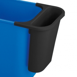 Zusatzbehälter für Papierkorb, 4,5 Liter, schwarz