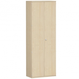 Garderobenschrank PRO, Ahorn, BxTxH 800x425x2304 mm, 2 Fachböden, 1 Kleiderstange