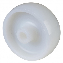 Kunststoffrad, Rad-ØxB 80x22 mm, Tragkraft 80 kg, weiß