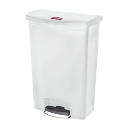 Tretabfalleimer Slim Jim, 90 Liter, weiß, BxTxH 570x353x826 mm