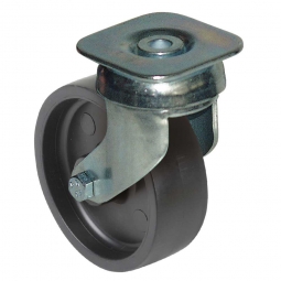 Lenkrolle für Transportroller, Rad-Farbe schwarz, Rad-ØxB 100x32 mm, Tragkraft 85 kg