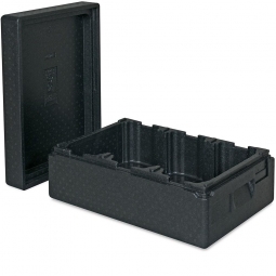Thermobox für 3 Eisbehälter, Inhalt 41 Liter, LxBxH 600x400x260 mm