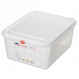 GN-Vorratsdose/Frischhaltebox GN1/1 mit Deckel, LxBxH 530x325x150 mm, 21 Liter