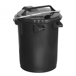 System-Mülleimer, 35 Liter, Kunststoff, anthrazitgrau