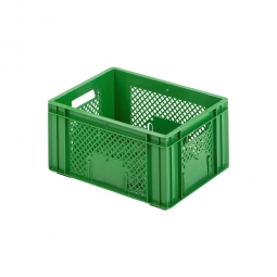 Euro-Stapelbehälter, LxBxH 400x300x195 mm, 18 Liter, grün