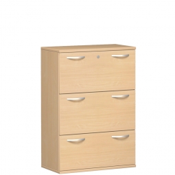Hängeregistraturschrank PRO, 3OH, Buche, BxTxH 800x425x1152 mm