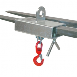 Lasthaken mit Wirbellasthaken, LxBxH 300x180x325 mm, Tragkraft 1000 kg, feuerverzinkt